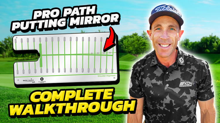 IMPROVE YOUR PUTTING WITH THE PRO PATH PUTTING MIRROR | Back